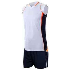 Ensemble d'uniformes de volley-ball en gros, impression de logo personnalisée, uniforme de volley-ball en polyester, vente en ligne à bas prix - Product Image 4