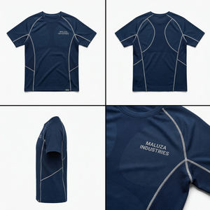 Camisetas deportivas de yoga sin costuras con efecto tie-dye para hombre, tops cortos de gimnasio de alta gama con espalda cruzada, ropa profesional de fitness de ajuste ceñido - Product Image 6