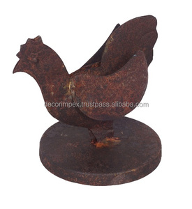 Adorno en forma de gallina Adornos decorativos de farolillos de hierro y adornos decorativos para festivales Suministros para fiestas - Product Image 1