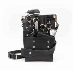 Étui pour ciseaux de barbier en cuir véritable fait main, logo personnalisé, anti-odeur, design confortable et décontracté, rangement portable - Product Image 6