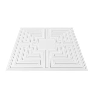 Confezione da 12 Piastrelle Premium in PVC per Controsoffitto 60x60 cm, Facili da Installare/Tagliare, Piastrelle in Plastica Adesive - Product Image 1