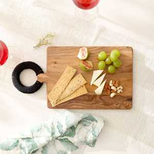 Planche de service en bois de qualité supérieure avec motifs artistiques modernes, planche à charcuterie artisanale pour la cuisine et la table à manger - Product Image 6