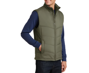 Chaleco acolchado sin mangas para hombre de alta calidad, diseñado para brindar calidez, comodidad y estilo. Hecho con aislamiento ligero. - Product Image 3