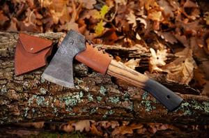 Hand-Forged High Carbon Steel Flat Backed Hammer <b>Axe</b> 13" Full Tang Ash Wood <b>Handle</b> DIY Grade ODM Outdoor Work Gifts - Product Image 6