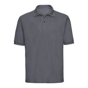Polo à manches courtes pour homme, couleur unie, coupe classique, style décontracté, violet - Product Image 2