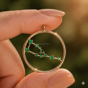 Pendentif Succès Taureau en Gros, Pendentifs et Breloques Raffinés, Bijoux Horoscopes, Programme Personnalisé Direct Usine - Product Image 2