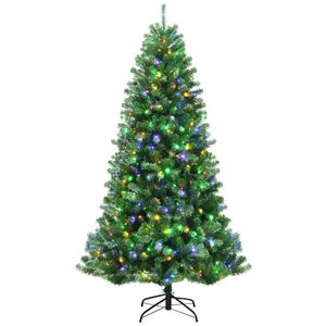 Remote-Controlled Color-Changing LED <b>Lights</b> 6/7/8 Feet Artificial Christmas <b>Tree</b> - Product Image 1