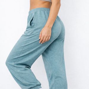 Women Casual Sweatpants Elastic Waist Lounge <b>Pants</b> Comfortable Fit Lightweight Soft Breathable Polyester/Cotton <b>Summer</b> Quick Dry - Product Image 3