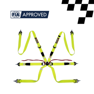 TBRACING ULTRA-D OEM ODM Harnais de course 6 points 2 pouces FIA 8853-2016 avec boulons à œil UNF 7/16 et ajusteurs lisses, fabriqué à Taïwan - Product Image 2