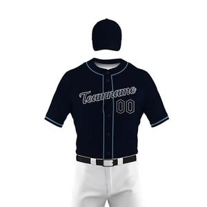 Uniforme de Béisbol Personalizado al por Mayor para Hombre, Uniformes Deportivos Personalizados para Equipos, Uniforme de Béisbol con Impresión por Transferencia de Calor - Product Image 4