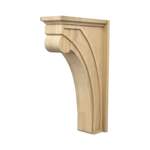 Luxury Solid Wood <b>Corbels</b> for Cabinets Decorative Wooden Brackets Contemporary Designer Furniture Accents Custom Made - Product Image 1