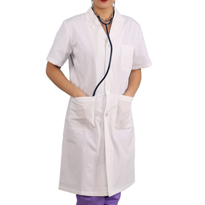 Bata de laboratorio para hombres y mujeres, ropa de trabajo profesional, tela ligera y transpirable, diseño cómodo, construcción duradera - Product Image 1