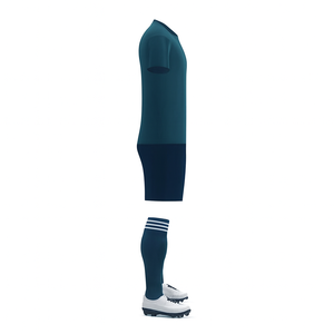 Custom Player Version Soccer Jersey and <b>Shorts</b> Set 2026 Red Blue White Football Kit Breathable <b>Polyester</b> Team Uniform with Custo - Product Image 2