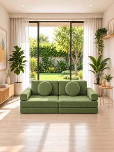 Canapé moderne pour enfants, canapé modulaire par Emerald Sofa, canapé de jeu, canapé d'appartement, tissu haut de gamme personnalisé, meubles écologiques, adaptés aux enfants - Product Image 2