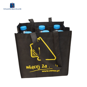 Canvas Wine Bag Reusable Bottle Tote Bag Custom <b>Printing</b> for Corporate Gift Wholesale - Product Image 3