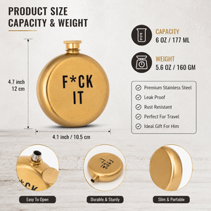 Petaca de Cobre con Logotipo Personalizado, Botella de Whisky Hecha a Mano, Contenedor de Licor de Bolsillo a Prueba de Fugas, Regalo Promocional al por Mayor - Product Image 2