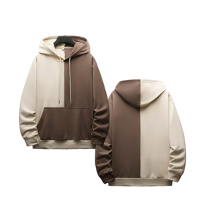 เสื้อฮู้ดดี้ผู้ชายคุณภาพพรีเมียม ผู้ผลิตเสื้อผ้าสั่งทำ ดีไซน์ใหม่ สตรีทแวร์ เสื้อฟลีซแบบสวมหัวสำหรับผู้ชาย - Product Image 3