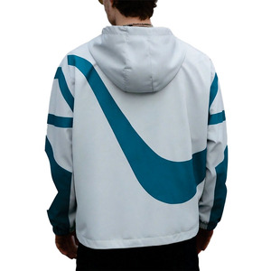 Trendy Waterproof Windbreaker Jacket Custom Design Streetwear Hooded Jacket Thermochromic Color Change <b>Raincoats</b> jacket for <b>men</b> - Product Image 2