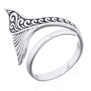 925 Sterling Silver Plated <b>Plain</b> Cowrie Shell <b>Ring</b> for Women-Nautical & Marine Style 20x23x9mm 2.22g Party Occasions Gift - Product Image 1