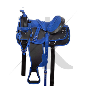 Selle Western en cuir véritable de qualité supérieure pour l'équitation, la course de barils, le ranch, le trail, le cowboy – Fabricant OEM personnalisé - Product Image 2