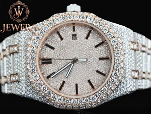 Reloj de Diamantes Moissanite Estilo Hip Hop con Personalización OEM ODM para Distribuidores e Importadores Globales Disponible para la Venta - Product Image 3