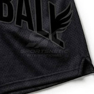 Shorts de basket athlétiques pour hommes, tissu anti-humidité avec ajustement flexible pour les entraînements en salle et les matchs de compétition - Product Image 5