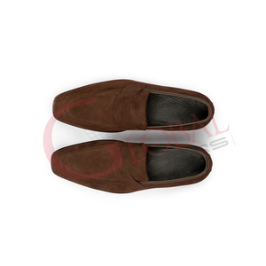 Nouvelles chaussures mocassins pour hommes en cuir véritable, faites à la main, de haute qualité, formelles et décontractées, marron, toutes tailles disponibles, chaussures de mariage - Product Image 3