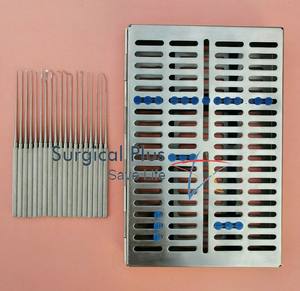 Juego de 19 Piezas de Microdisectores Rhoton Expandidos con Bandeja de Esterilización Gratuita, Instrumentos Médicos de Neurocirugía de Acero Inoxidable - Product Image 5