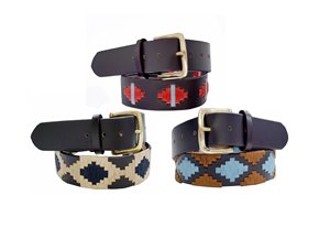 Ceinture Polo Homme en Cuir Véritable Faite à la Main, Style Gaucho, Cousue Main, Vente en Gros Direct Usine, Sacs et Étuis LPB-0045 - Product Image 2