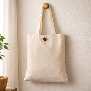 OEM Custom Logo White Cotton <b>Drawstring</b> Dust Bag Biodegradable Handbag Cover Storage <b>Pouch</b> Reusable Protective Promo Pack - Product Image 3