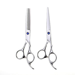 Ciseaux de barbier en acier inoxydable au design unique, sur mesure, vente en gros ADI-1112 - Product Image 2