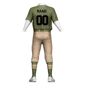 Service OEM personnalisé, uniforme de baseball à design sublimé, uniforme de baseball vierge tendance pour hommes, uniforme de baseball personnalisé pour adultes - Product Image 2