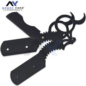 Navaja de Afeitar Profesional de Acero Inoxidable con Anillo Individual para Barbería, Afeitadora Manual para Hombres y Mujeres - Product Image 3