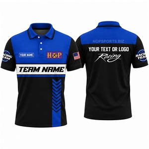 Polo de course personnalisé pour équipe de course, équipement de sport pour équipe de box, chemises de course, polo de course sur mesure - Product Image 1