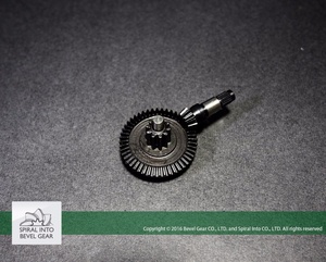 เฟืองดอกจอกขวาสำหรับเครื่องมือนิวเมติกวัสดุเหล็ก - Product Image 3