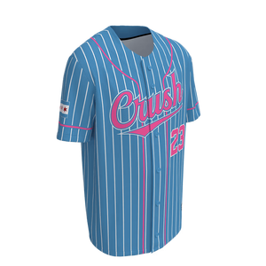 Custom Team Baseball Jersey Half Sleeve Button Up Uniform for Schools Clubs Leagues Personalized Logo <b>Name</b> Number - Product Image 3