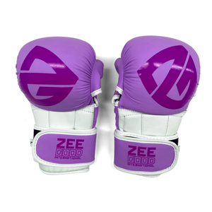 ถุงมือ MMA แบบครึ่งนิ้วรุ่นใหม่ล่าสุด สำหรับการฝึกซ้อม Max Strike หนาพิเศษ ป้องกันข้อนิ้ว ผลิตจากหนัง - Product Image 2
