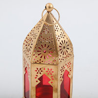Vente en gros de brûleurs d'encens arabes en argent faits à la main du Moyen-Orient, décoration de Noël musulmane pour la maison, mini lanterne d'art moderne antique
