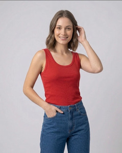 เสื้อกล้ามผู้หญิงลำลอง คอกลม แขนกุด ทรงเข้ารูป สำหรับวิ่งและออกกำลังกายในฤดูร้อน - Product Image 5