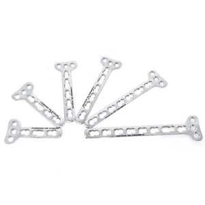 SURGINEXA Juego de Placas en T Pequeñas de 3.5mm, 6 Piezas, Instrumentos Quirúrgicos Veterinarios de Acero Inoxidable, Kit de Fijación Ósea Ortopédica para Caballos - Product Image 1