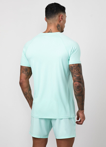 Camisetas de Manga Corta Tejidas para Hombre, Cuello Redondo, Color Sólido, Casuales, Personalizables con Logotipo, Poliéster/Algodón, Secado Rápido y Transpirables - Product Image 2