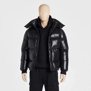 Wholesale Long Line Adult Padded Outerwear Windproof Worsted Polyester Custom Logo Winter <b>Bubble</b> <b>Coat</b> Direct Manufacturer Supply - Product Image 1