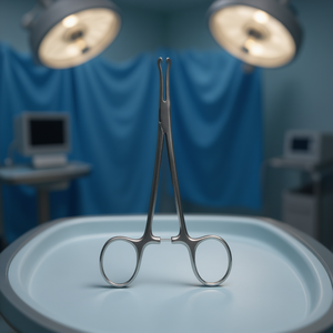 Pinces à pécaniers droites en acier inoxydable allemand de classe I, à alimentation manuelle, instrument chirurgical certifié CE ISO13485 - Product Image 3