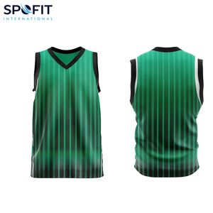 Camiseta de Baloncesto Reversible Personalizable de Alta Calidad, Estilo Nuevo, Cuello en V, Ropa Deportiva, Fabricada en Fábrica - Product Image 5