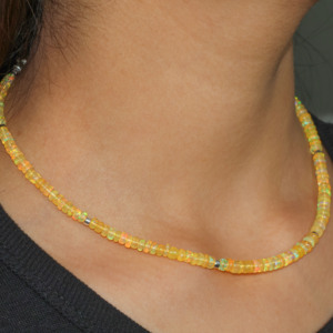 Handmade Plain <b>Beads</b> <b>Necklace</b> with Separator Simple Minimalist Beaded <b>Necklace</b> Fashion Jewelry for Women - Product Image 2