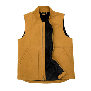 Professional Wear Men Canvas Vest <b>Multi</b> <b>Pocket</b> <b>Travel</b> <b>Waistcoat</b> Custom Logo Breathable <b>Multi</b> <b>Pockets</b> Vest For Outdoor Wear - Product Image 1