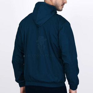 Full Zip Hooded Men <b>Winter</b> <b>Running</b> <b>Jacket</b> Quick Dry Lightweight Sports Outerwear For Fitness <b>Running</b> Hiking Cycling And Walking - Product Image 3