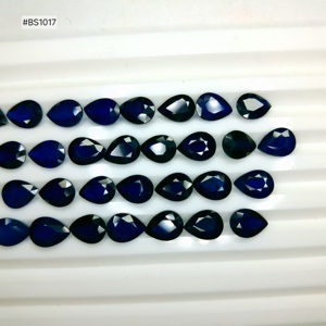 Saphir bleu naturel exclusif de Madagascar, qualité 3A, formes ovales et poire mélangées, 208,32 ct, pierres précieuses facettées en vrac - Product Image 5