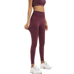 High Quality Seamless Solid Women Yoga Set Eco-Friendly Breathable SpandexPolyester 2 Piece Hot Selling for Women - Product Image 6