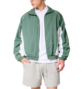 Stylish Windbreaker <b>Jacket</b> For <b>Men's</b> with Zipper Winter Windproof Streetwear Wholesale Rate Custom Windbreaker <b>Jackets</b> - Product Image 1